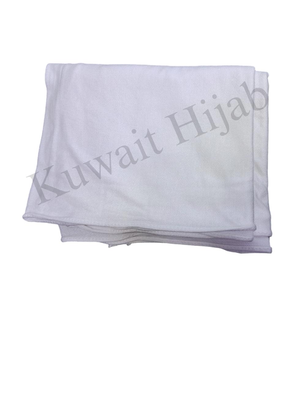 Cotton Double stretch with jafsa (White)